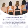 Bleuet Aster Racerback Bra  Reversible Sports Bra for Girls & Teens | Organic Cotton, Ultra Soft, Seamless, Wide Band, Tag-Free, Everyday Active Comfort view 2