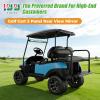 10L0L Universal Golf Cart 5 Panel Mirror for Yamaha EZGO Club Car, Eliminate Blind Spots Wide Angle Rear View Mirror view 2