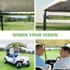 10L0L Universal Golf Cart 5 Panel Mirror for Yamaha EZGO Club Car, Eliminate Blind Spots Wide Angle Rear View Mirror view 3