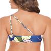 Salt + Cove Juniors' Spring Bloom Printed 1-Shoulder Bikini Top (Multi, Medium) view 2