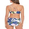 Salt + Cove Juniors' Spring Bloom Printed 1-Shoulder Bikini Top (Multi, Medium) view 4