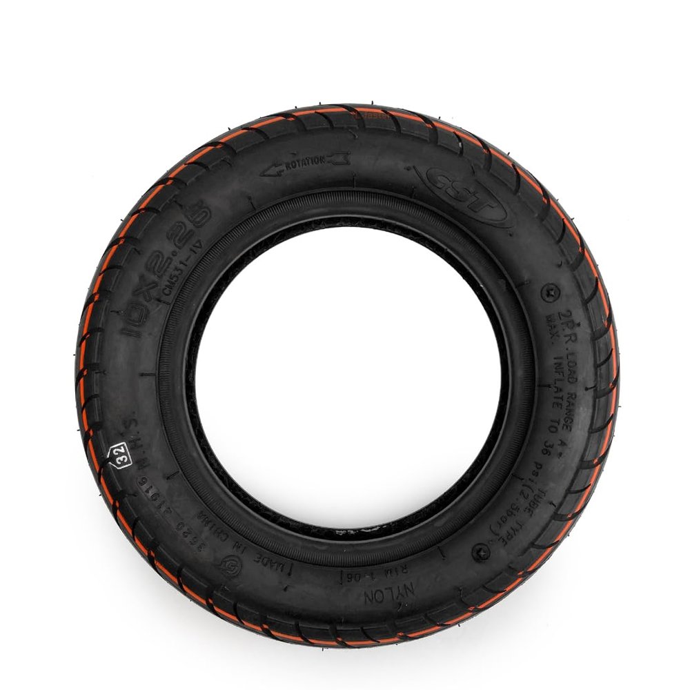 10x2.25 CST Pneumatic Tyre And 10x2.0 Tube For 10 inch Scooter Wheel Replacement Rubber Air Tire (outer tire)