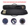 BEKZILY Billiard Cue Case, 7-Slot for 3 Butts & 4 Shafts, Premium Oxford Cloth, Waterproof Dustproof Cue Bag with Shoulder Strap (3X4 Blue) view 3