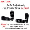 JXGZSO 2 Pairs Scuba Diver Gift Im Not Really Listening I Am Dreaming Of Diving Socks(Dreaming Of Diving) view 3