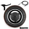 10x2.25 Drum Brake Wheel with CST Tire and Inflated Tube Instead of Scooter General 10" Wheel with Axle Brake Handle Brake Cable (Wheel Lever axle 120) view 1