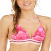 Hula Honey Juniors' Hana Beach Tie-Dye Banded Push-Up Bikini Top (Pink, Small) view 1