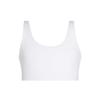 Bleuet Aster Tank Bra, Girls Reversible First Bra (White, Size 10) view 1