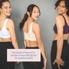 Bleuet Aster Tank Bra, Girls Reversible First Bra (White, Size 10) view 4
