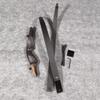 60" Black Hunter Takedown Recurve Bow 20-60 Lbs Traditional Wood Right Handed Bow American Hunting Longbow for Hunting Target Practice (Black Brown, 30 Lbs) view 3