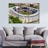 Macombs Dam Park, New York - The Famous Yankee Stadium with Downtown NY in the Background Pictures for Living Room 3 Piece Canvas Wall Art Modern Artwork Home Decor Stretched Ready to Hang, 36"Wx24"H view 4