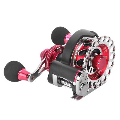Fishing Reels Wheel,Portable High Strength Fishing Reels 10+1 BB 2.6:1 Gear Ratio Raft Wheel Accessory(Left Hand Type)