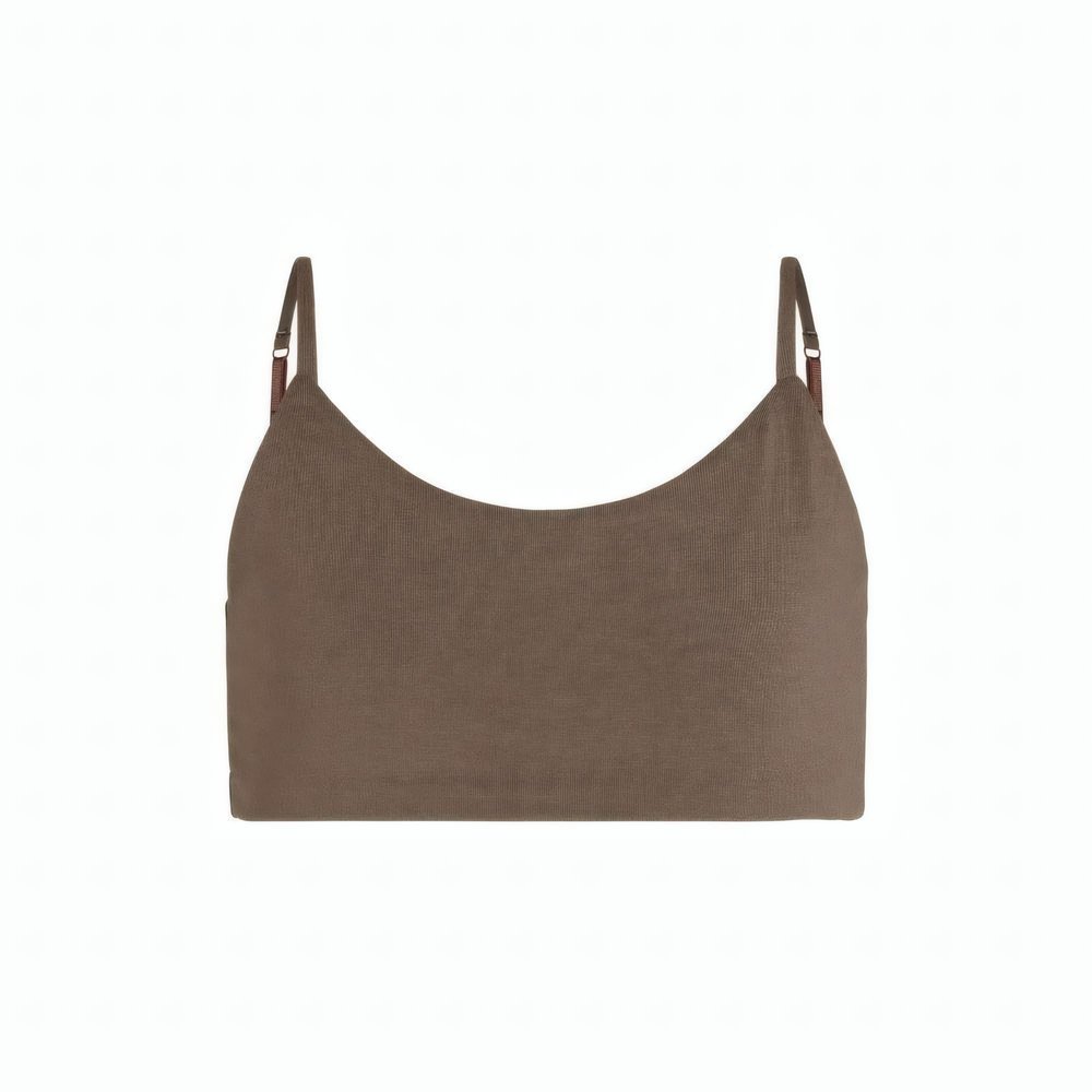 Bleum Neutral Training Bra - First Bra with Ultra Soft Cotton Fabric, Reversible Design for Teens (8, Chocolate-Rose)