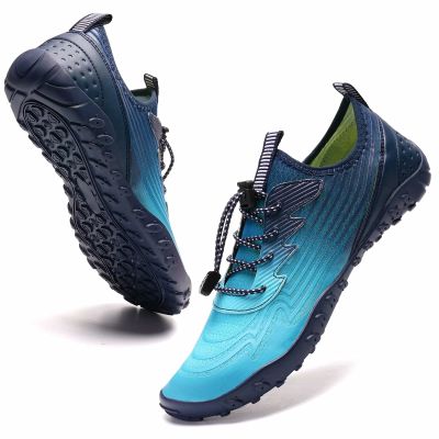 YALOX Water Shoes Men's Women's Swim Shoes Outdoor Beach Barefoot Quick-Dry Aqua Pool Socks Swimming Yoga Surfing Exercise(V14-Light Blue-43)