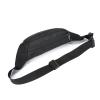 DAITET Fanny Pack Waist Pack for Men, Women, Kids - Adjustable Belt, Waterproof Travel & Running Bag (Glossy Black) view 4