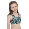 Yeeye Kids Girls Digital Printed Racer Cutout Back Sports Athletic Bra Top Gym Yoga Dance Shirts Pink 14 view 2