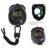 EVTSCAN Multi-Function Electronic Digital Sport Stopwatch Timer, 2 PCS Handheld Digital LCD Stopwatch Timer for Sports/Running/Racing/Swimming view 2