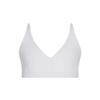 Bleuet Iris Soft Cup Bra  Wireless First Bra for Teens & Tweens | Removeable Pads, Adjustable Straps, V-Neck Pullover White view 1