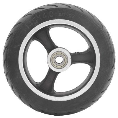 Solid Wheel, Durable Flat ExplosionProof 6 Inch Wheel Set 145x4.0 for Electric Scooter Commuters Urban Riders Campus Travelers Short Distance Trips