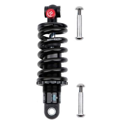 LvTu Mountain Bike Rear Shock Absorber, Damper Soft Tail Spring 125/150 / 165 / 190mm Adjustable Soft and Hard Damping - Black (Color : 550lbs, Size : 150mm)