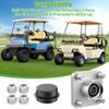 10L0L Golf Cart Front Wheel Hub Assembly 2 Pack for Club Car DS and Precedent 2003-up, Front Hub Replacement Kit 102357701 with Ball Bearing, Oil Seal & Dust Cover view 3