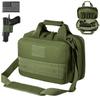 DBTAC Gun Range Bag XS | Tactical 1~2 Pistol Bag Firearm Shooting Case with Lockable Zipper for Handguns and Ammo (Green) view 1