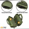 DBTAC Gun Range Bag XS | Tactical 1~2 Pistol Bag Firearm Shooting Case with Lockable Zipper for Handguns and Ammo (Green) view 4