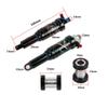 LvTu Mountain Bike Rear Shock Absorber 165mm, Air Shock Damper Suspension for Downhill Road - Black view 2