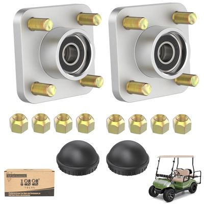 10L0L Golf Cart Front Wheel Hub Assembly for Yamaha G2 G8 G9 G14 G16 G19 G22 G29 Drive, Replaces JG5-WF511-10-00 JG5-WF511-00