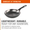 GSI Outdoors Guidecast Cast-Iron Frying Pan, Lightweight Pans for Campfire & Induction Cooking (10 Pan) view 2