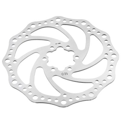 Buachois 160mm OD 34mm ID Bike Disc Brake Rotor | Stainless Steel Electric Scooter Modification Accessories for Mountain Bike Road Bicycle