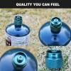 RANDDER Propane to Butane Adapter Camping Stove Adapter Gas Converter 16 oz Propane Tank Input EN417 Valve Output Camp Fuel Refill Adapter for Outdoor Backpack Hiking (Dark Green X 1 Pack) view 4