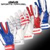 Clutch Sports Apparel American Flag Baseball & Softball Batting Gloves, Super Grip Finger Fit, Performance Mesh & Perforated Sheepskin Palm for Adults & Youth (Whiteout, X-Large) view 4