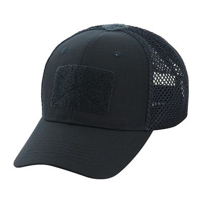 M-Tac Mesh Operator Hat - Tactical Baseball Cap - Army, Military Style Ripstop Patch Hat for Men and Women (Navy Blue, M)