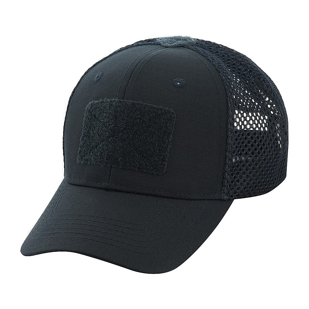 M-Tac Mesh Operator Hat - Tactical Baseball Cap - Army, Military Style Ripstop Patch Hat for Men and Women (Navy Blue, M)