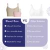 Bleuet Girls Reversible Training Bra Seamless, Ultra Soft First Bra for Teens & Tweens | Dual-Layer Bralette, Adjustable Straps, Tag-Free Comfort Light Pink view 3
