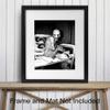 Scary Mummy Monster Wall Art - Creepy Gothic Home Decor - Goth Room Decor - Alien Wall 8x10 Poster - Pagan Gifts for Men, Teens - Devil, Demons, Satan - Halloween Decorations view 3