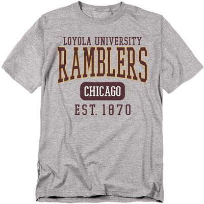 Loyola University Chicago Official Est. Date Unisex Adult T-Shirt, Est. Date, 5X-Large