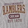 Loyola University Chicago Official Est. Date Unisex Adult T-Shirt, Est. Date, 5X-Large view 3