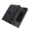 Generic AR15 Wall Mount Tactical Storage Made in USA Low Profile Black No Logo view 2