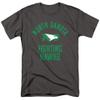 University of North Dakota Official Fighting Hawks Logo Unisex Adult T-Shirt, Charcoal, 5X-Large view 1