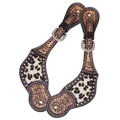Rafter T Ranch Company Leopard Ladies Spur Straps Leopard LADIES