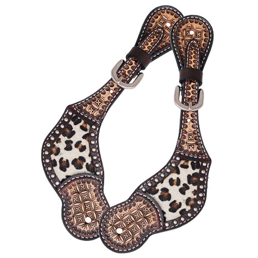 Rafter T Ranch Company Leopard Ladies Spur Straps Leopard LADIES