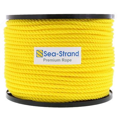 Sea-Strand 1/2" x 300' Reel, Yellow, 3-Strand Polypropylene Rope for Mooring, Anchoring, Crafts, Swings, General Purpose Rope | Rot Resistant | Heavy Duty