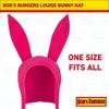 Concept One Womens Bob's Burgers Louise Cosplay Bunny with Floppy Ears Fleece Beanie Hat, Pink, 0 US view 4
