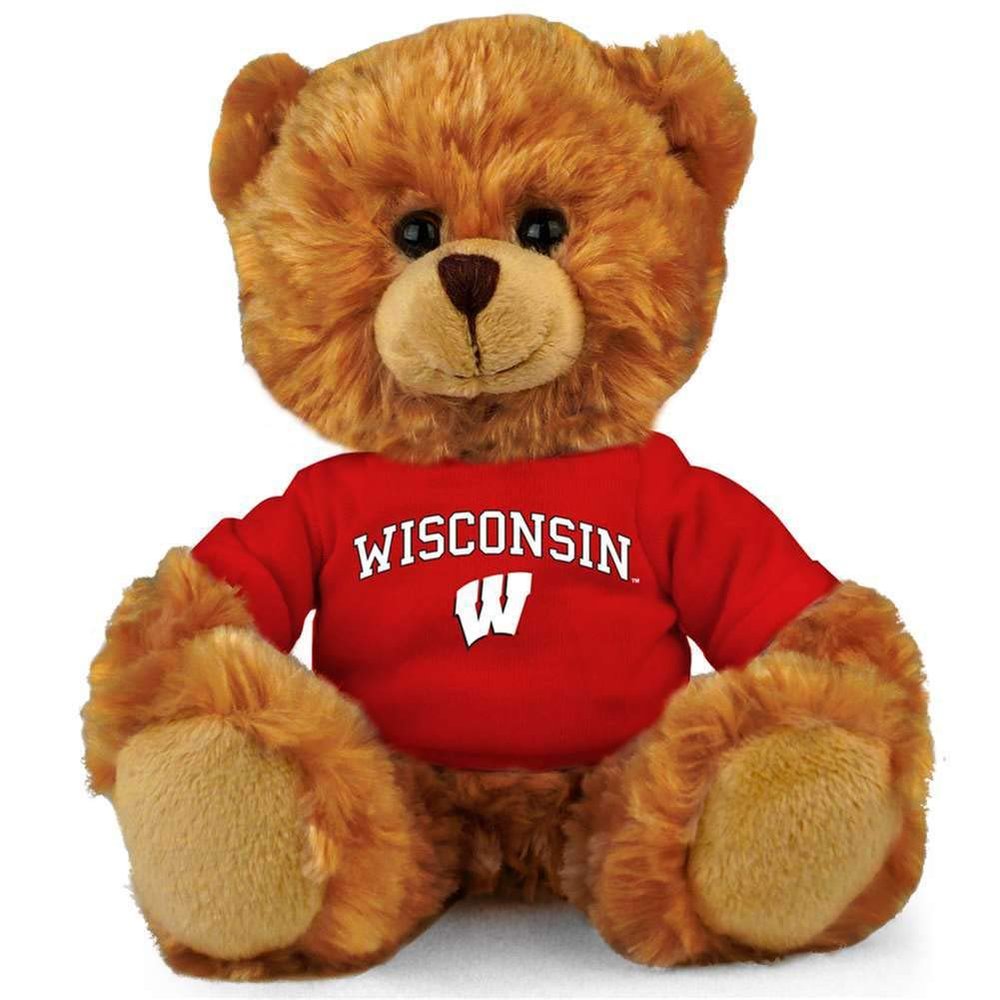 Sport Town Wisconsin Badgers Stuffed Bear - 11"