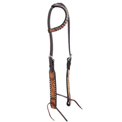 Rafter T Ranch Company Tooled Sunflower Single Ear Headstall N/A N/A