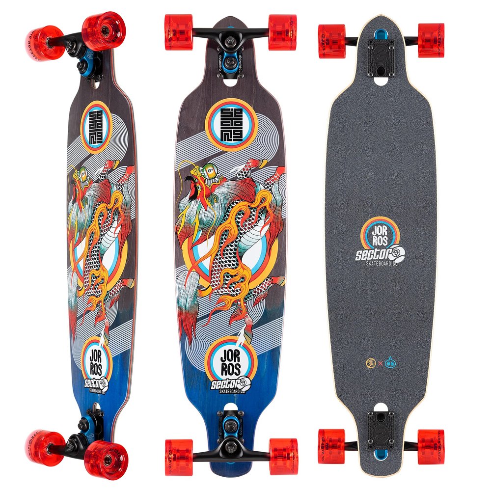 Sector 9 Longboard Kirin Fractal Drop Thru 9" x 36"