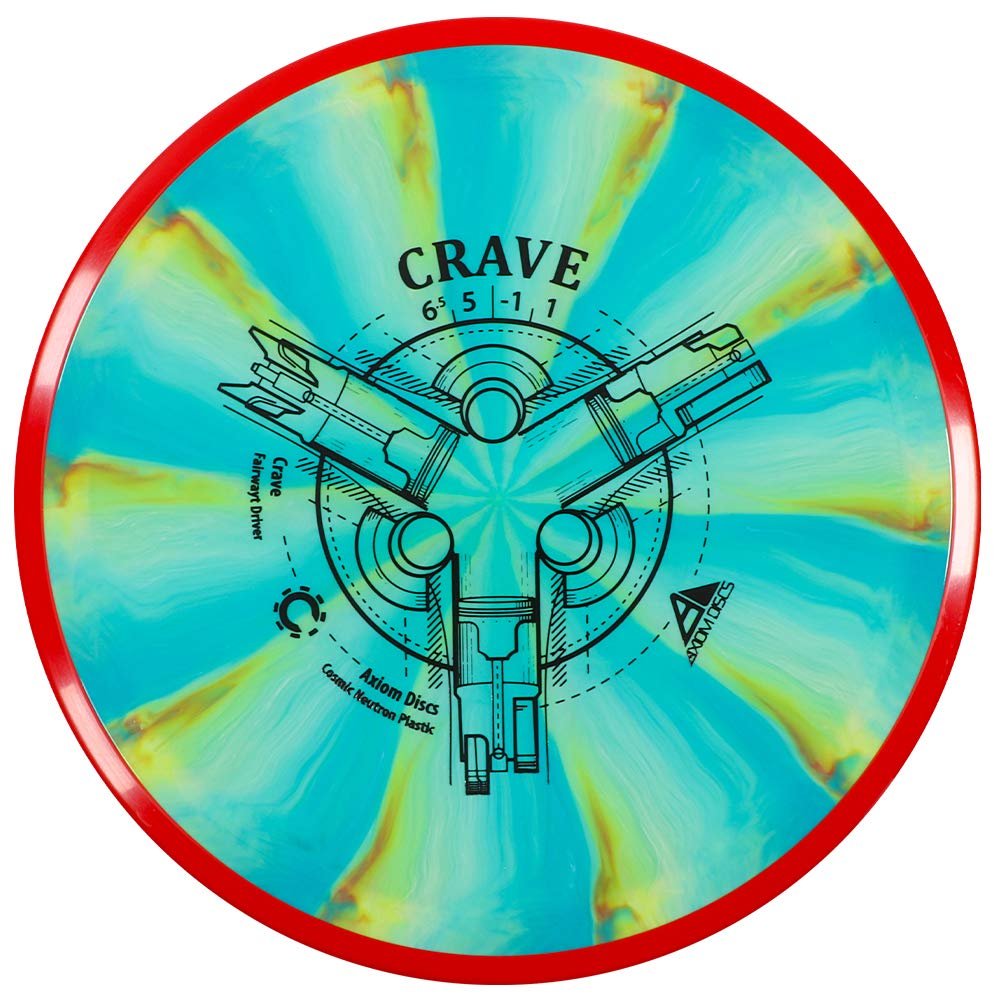 Axiom Discs Cosmic Neutron Crave Disc Golf Fairway Driver (165-170g / Colors May Vary)