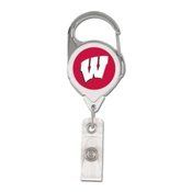 Remember the Game Wisconsin Badgers Retractable Premium Badge Holder