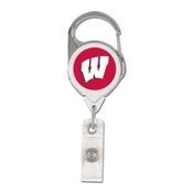 Remember the Game Wisconsin Badgers Retractable Premium Badge Holder